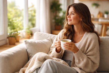 femme-canape-tisane-fenetre-lumiere