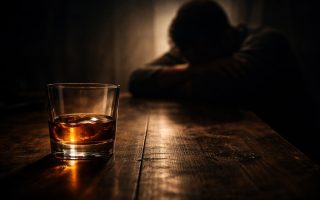 verre-whisky-table-silhouette-floue