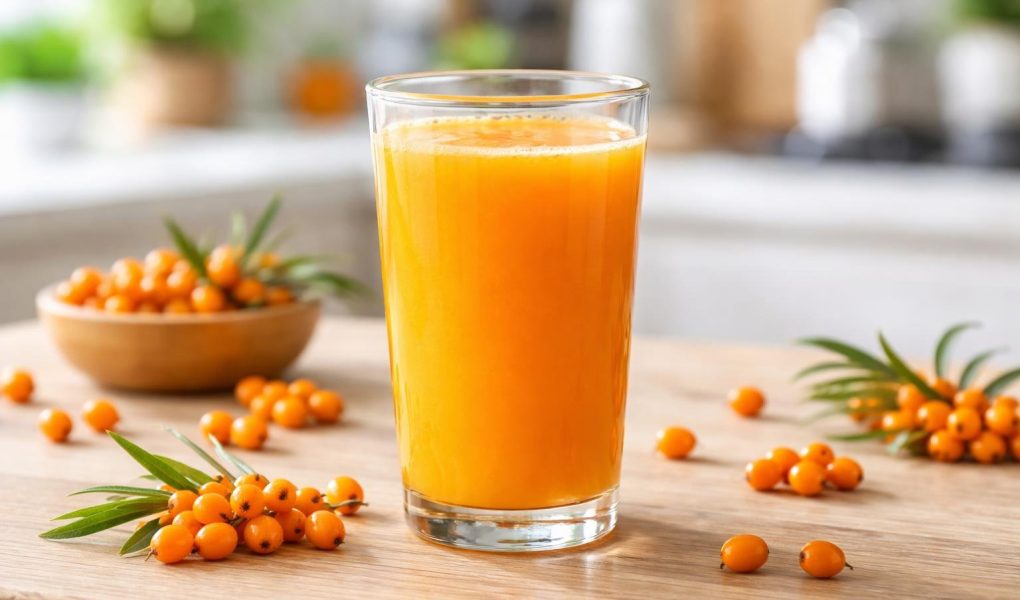 verre-jus-argousier-baies-table