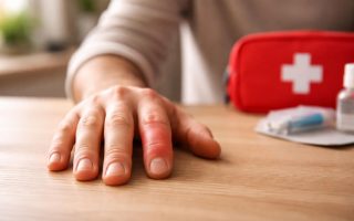 main-doigt-gonfle-trousse-soins