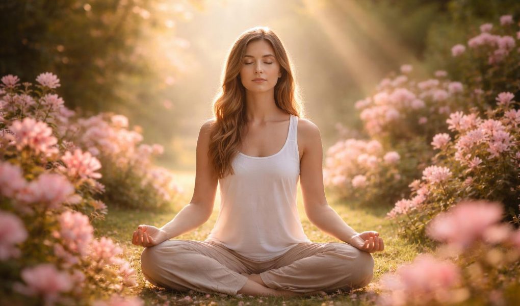 personne-meditation-jardin-fleurs-lumiere