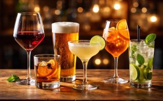 verres-boissons-alcool-table-bois