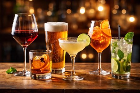 verres-boissons-alcool-table-bois